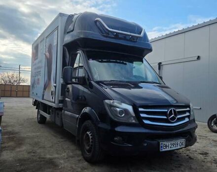 Синий Мерседес Sprinter, объемом двигателя 3 л и пробегом 377 тыс. км за 29999 $, фото 1 на Automoto.ua