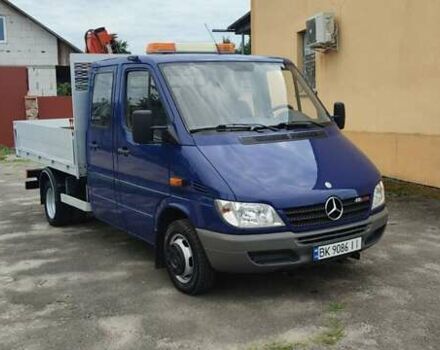 Синий Мерседес Sprinter, объемом двигателя 2.7 л и пробегом 264 тыс. км за 27200 $, фото 2 на Automoto.ua