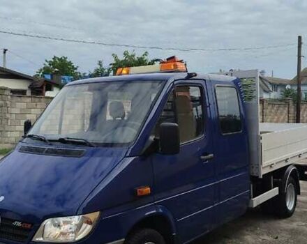 Синий Мерседес Sprinter, объемом двигателя 2.7 л и пробегом 264 тыс. км за 27200 $, фото 4 на Automoto.ua