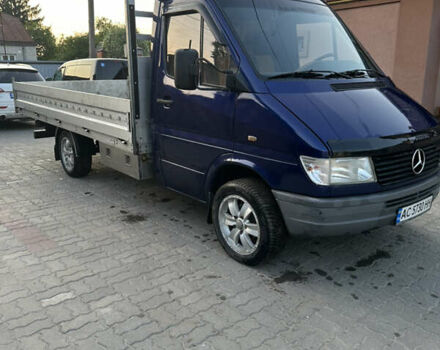 Синий Мерседес Sprinter, объемом двигателя 2.85 л и пробегом 1000 тыс. км за 10000 $, фото 3 на Automoto.ua