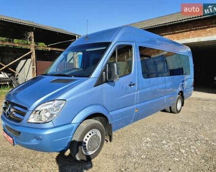 Синий Мерседес Sprinter, объемом двигателя 2.2 л и пробегом 569 тыс. км за 27950 $, фото 15 на Automoto.ua