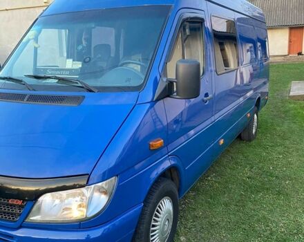 Синий Мерседес Sprinter, объемом двигателя 0.22 л и пробегом 100 тыс. км за 12500 $, фото 1 на Automoto.ua