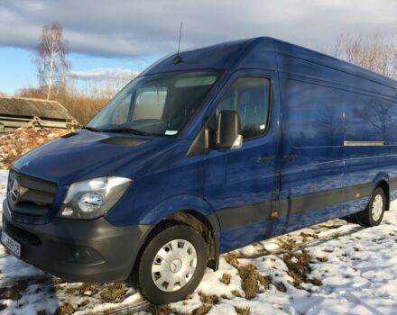 Синий Мерседес Sprinter, объемом двигателя 2.1 л и пробегом 290 тыс. км за 17800 $, фото 4 на Automoto.ua