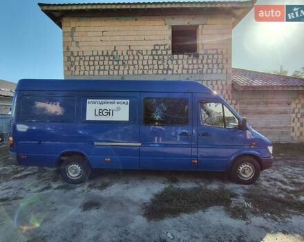 Синий Мерседес Sprinter, объемом двигателя 2.9 л и пробегом 399 тыс. км за 15000 $, фото 2 на Automoto.ua