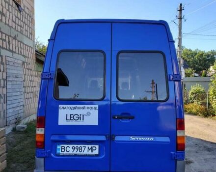 Синий Мерседес Sprinter, объемом двигателя 2.9 л и пробегом 399 тыс. км за 15000 $, фото 1 на Automoto.ua
