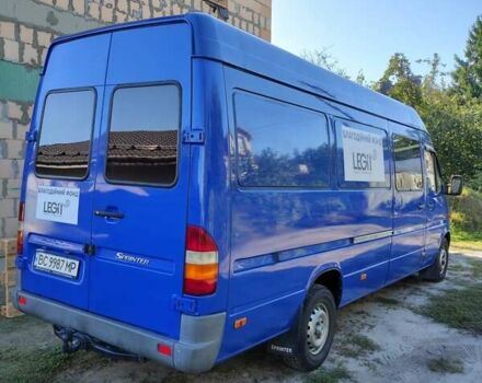 Синий Мерседес Sprinter, объемом двигателя 2.9 л и пробегом 399 тыс. км за 15000 $, фото 6 на Automoto.ua