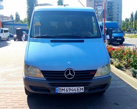 Синий Мерседес Sprinter, объемом двигателя 2.2 л и пробегом 387 тыс. км за 8100 $, фото 3 на Automoto.ua
