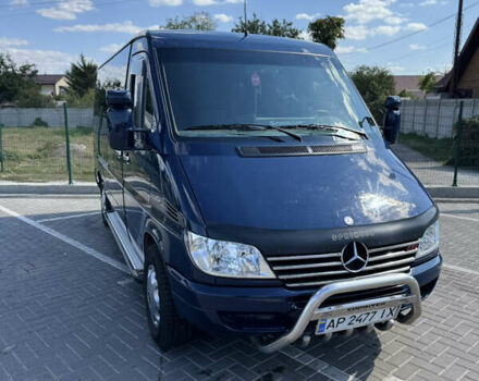 Синий Мерседес Sprinter, объемом двигателя 2.7 л и пробегом 405 тыс. км за 13000 $, фото 3 на Automoto.ua