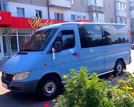 Синий Мерседес Sprinter, объемом двигателя 2.2 л и пробегом 387 тыс. км за 8100 $, фото 2 на Automoto.ua