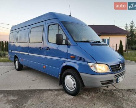Синий Мерседес Sprinter, объемом двигателя 2.7 л и пробегом 260 тыс. км за 8200 $, фото 6 на Automoto.ua