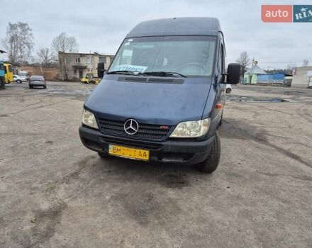 Синий Мерседес Sprinter, объемом двигателя 2.2 л и пробегом 300 тыс. км за 6500 $, фото 1 на Automoto.ua