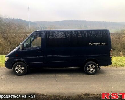 Синий Мерседес Sprinter, объемом двигателя 2.7 л и пробегом 210 тыс. км за 7500 $, фото 5 на Automoto.ua