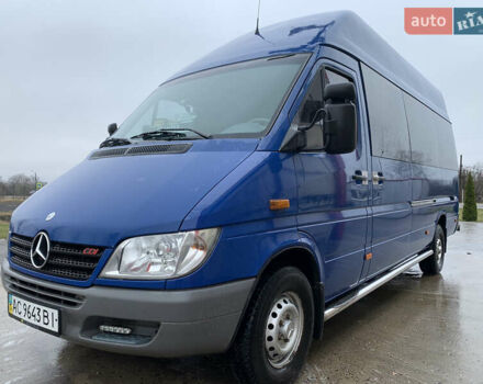 Синий Мерседес Sprinter, объемом двигателя 2.69 л и пробегом 320 тыс. км за 14000 $, фото 20 на Automoto.ua