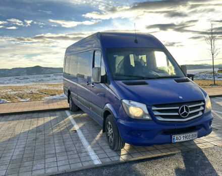 Синий Мерседес Sprinter, объемом двигателя 2.1 л и пробегом 582 тыс. км за 13500 $, фото 23 на Automoto.ua