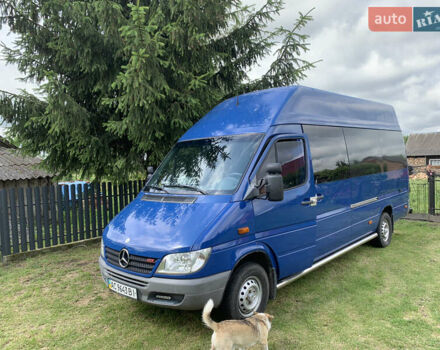 Синий Мерседес Sprinter, объемом двигателя 2.69 л и пробегом 320 тыс. км за 14000 $, фото 1 на Automoto.ua