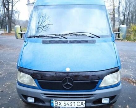 Синий Мерседес Sprinter, объемом двигателя 2.2 л и пробегом 850 тыс. км за 8950 $, фото 1 на Automoto.ua