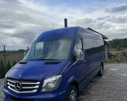 Синий Мерседес Sprinter, объемом двигателя 2.1 л и пробегом 582 тыс. км за 13500 $, фото 1 на Automoto.ua