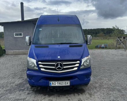 Синий Мерседес Sprinter, объемом двигателя 2.1 л и пробегом 582 тыс. км за 13500 $, фото 3 на Automoto.ua