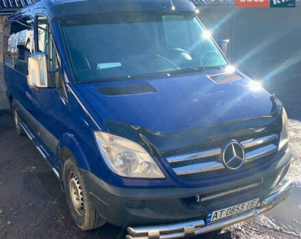 Синий Мерседес Sprinter, объемом двигателя 2.1 л и пробегом 385 тыс. км за 11500 $, фото 1 на Automoto.ua