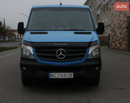Синий Мерседес Sprinter, объемом двигателя 2.2 л и пробегом 190 тыс. км за 21700 $, фото 1 на Automoto.ua