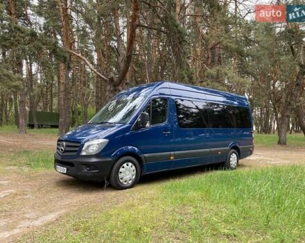 Синий Мерседес Sprinter, объемом двигателя 3 л и пробегом 304 тыс. км за 34313 $, фото 6 на Automoto.ua