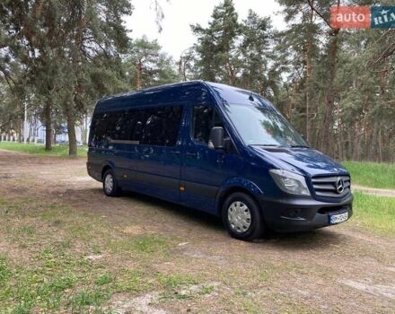 Синий Мерседес Sprinter, объемом двигателя 3 л и пробегом 304 тыс. км за 34313 $, фото 2 на Automoto.ua