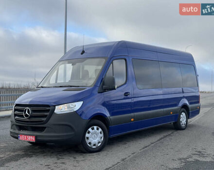 Синий Мерседес Sprinter, объемом двигателя 2.2 л и пробегом 207 тыс. км за 30600 $, фото 1 на Automoto.ua