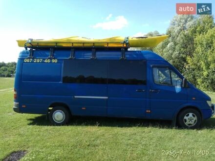 Синий Мерседес Sprinter, объемом двигателя 2.9 л и пробегом 100 тыс. км за 10000 $, фото 1 на Automoto.ua