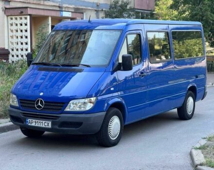 Синий Мерседес Sprinter, объемом двигателя 2.1 л и пробегом 265 тыс. км за 7000 $, фото 1 на Automoto.ua