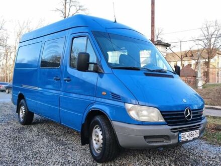 Синий Мерседес Sprinter, объемом двигателя 2.15 л и пробегом 410 тыс. км за 7900 $, фото 1 на Automoto.ua