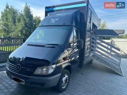 Синий Мерседес Sprinter, объемом двигателя 2.7 л и пробегом 220 тыс. км за 19300 $, фото 1 на Automoto.ua
