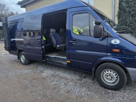 Синий Мерседес Sprinter, объемом двигателя 2.69 л и пробегом 360 тыс. км за 9500 $, фото 1 на Automoto.ua