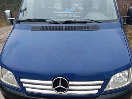 Синий Мерседес Sprinter, объемом двигателя 2.15 л и пробегом 450 тыс. км за 8000 $, фото 1 на Automoto.ua