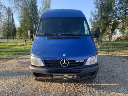 Синий Мерседес Sprinter, объемом двигателя 0.27 л и пробегом 368 тыс. км за 10000 $, фото 1 на Automoto.ua