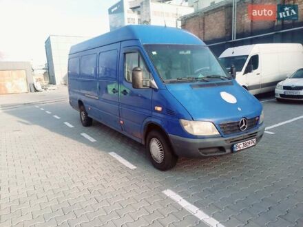 Синий Мерседес Sprinter, объемом двигателя 2.2 л и пробегом 372 тыс. км за 6300 $, фото 1 на Automoto.ua
