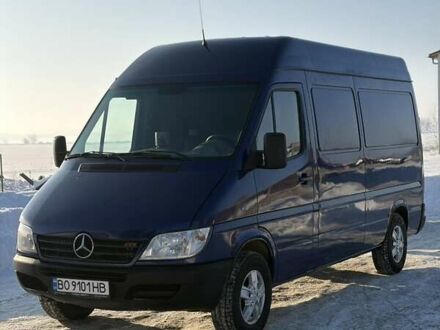 Синий Мерседес Sprinter, объемом двигателя 2.69 л и пробегом 128 тыс. км за 10300 $, фото 1 на Automoto.ua