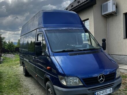 Синій Мерседес Sprinter, об'ємом двигуна 2.1 л та пробігом 400 тис. км за 10000 $, фото 1 на Automoto.ua