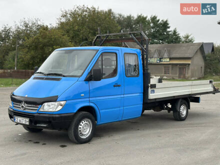 Синий Мерседес Sprinter, объемом двигателя 2.15 л и пробегом 450 тыс. км за 10350 $, фото 1 на Automoto.ua