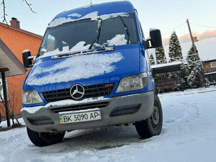 Мерседес Sprinter 2004 у Березне на Automoto.ua Синій Мерседес Sprinter, об'ємом двигуна 2.2 л та пробігом 600 тис. км за 9000 $, фото 1 на Automoto.ua