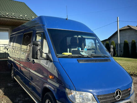 Синій Мерседес Sprinter, об'ємом двигуна 2.7 л та пробігом 98 тис. км за 10500 $, фото 1 на Automoto.ua