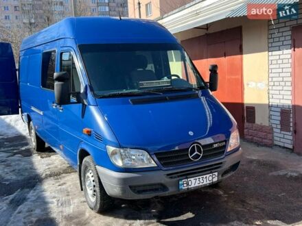 Синий Мерседес Sprinter, объемом двигателя 2.7 л и пробегом 207 тыс. км за 12300 $, фото 1 на Automoto.ua
