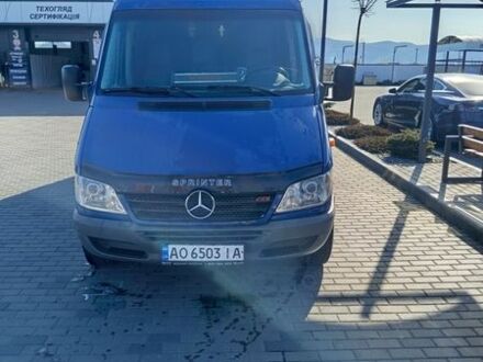 Синий Мерседес Sprinter, объемом двигателя 2.15 л и пробегом 100 тыс. км за 8700 $, фото 1 на Automoto.ua