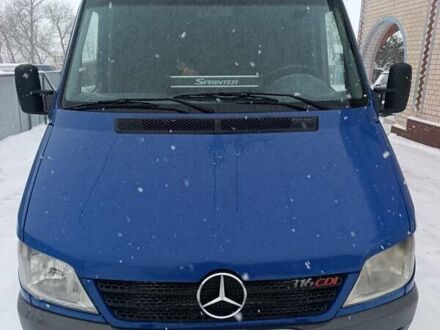 Синій Мерседес Sprinter, об'ємом двигуна 2.7 л та пробігом 400 тис. км за 8000 $, фото 1 на Automoto.ua
