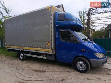 Синий Мерседес Sprinter, объемом двигателя 2.69 л и пробегом 550 тыс. км за 12000 $, фото 1 на Automoto.ua