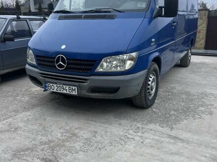 Синій Мерседес Sprinter, об'ємом двигуна 2.1 л та пробігом 346 тис. км за 8100 $, фото 1 на Automoto.ua