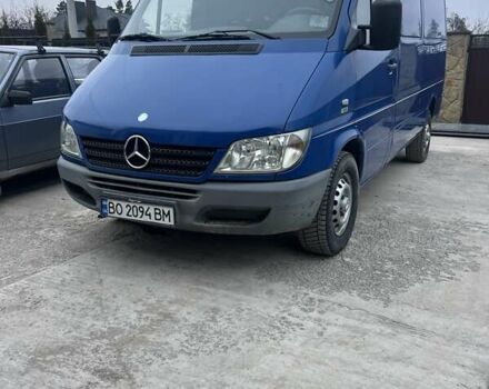 Синий Мерседес Sprinter, объемом двигателя 2.1 л и пробегом 346 тыс. км за 8100 $, фото 1 на Automoto.ua