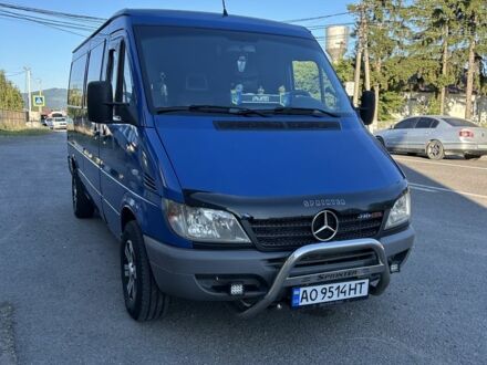 Мерседес Sprinter 2005 у Береговом на Automoto.ua Синій Мерседес Sprinter, об'ємом двигуна 2.7 л та пробігом 586 тис. км за 8000 $, фото 1 на Automoto.ua