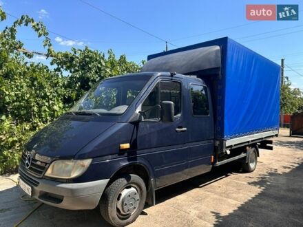 Синий Мерседес Sprinter, объемом двигателя 2.69 л и пробегом 369 тыс. км за 14900 $, фото 1 на Automoto.ua