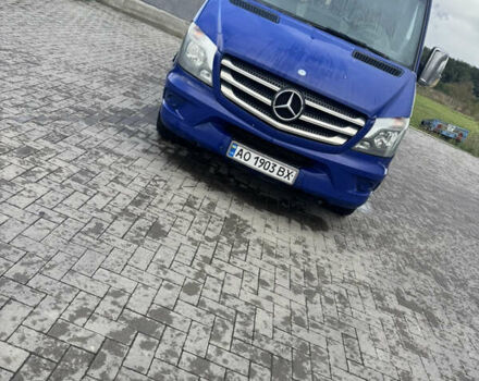 Синий Мерседес Sprinter, объемом двигателя 2.1 л и пробегом 582 тыс. км за 13500 $, фото 1 на Automoto.ua
