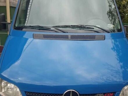 Синий Мерседес Sprinter, объемом двигателя 2.69 л и пробегом 549 тыс. км за 20000 $, фото 1 на Automoto.ua